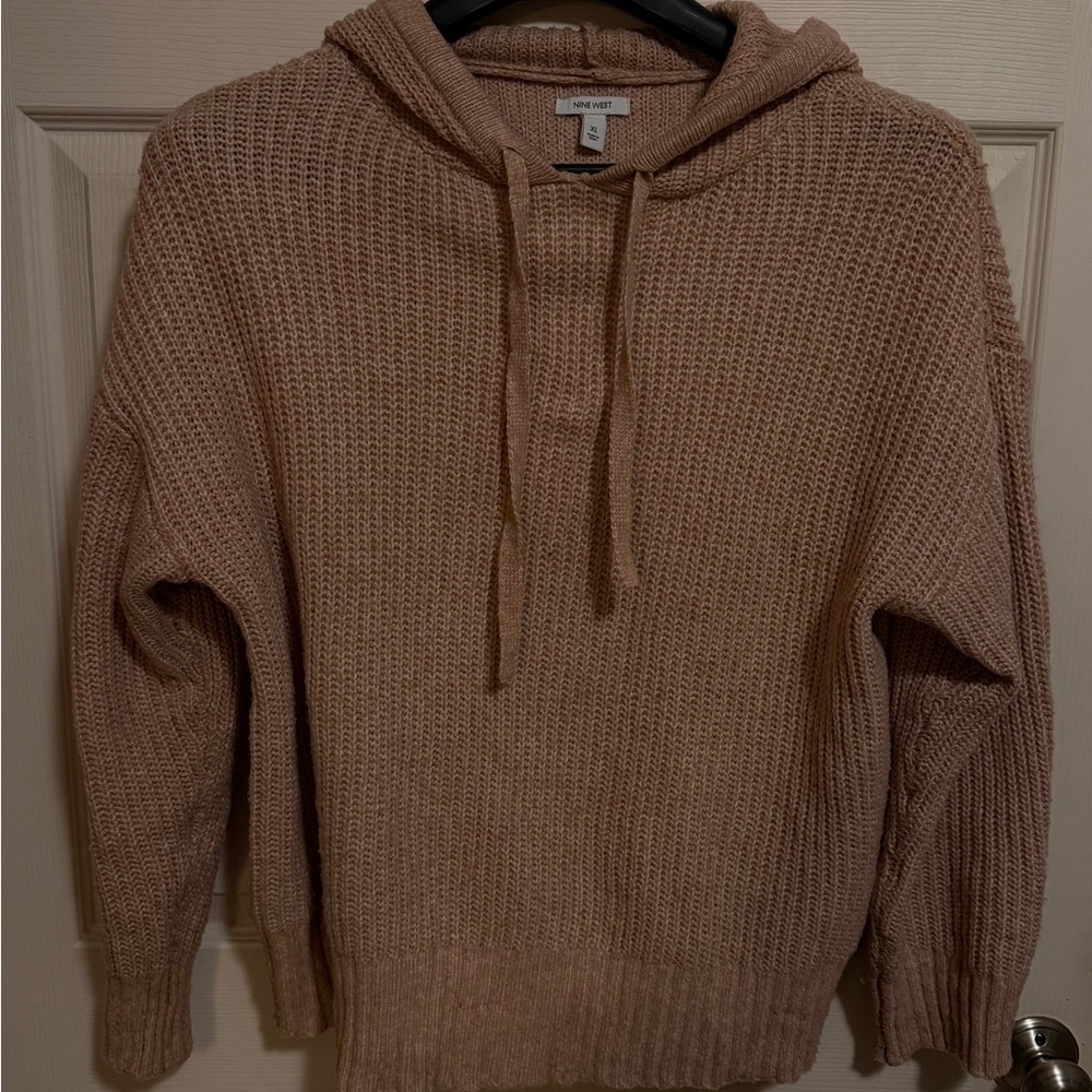 Women’s Nine West Light Pink Knitted Sweater. Size XL. Pre-Owned